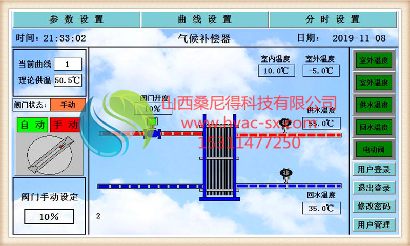 换热站气候补偿器安装方式