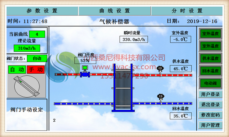 热力气候补偿器安装方式